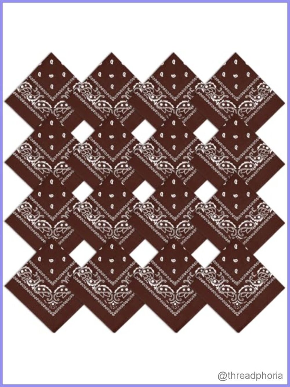 16 Pack Polyester Novelty Bandanas Multi-Purpose Headbands Scarf Unisex